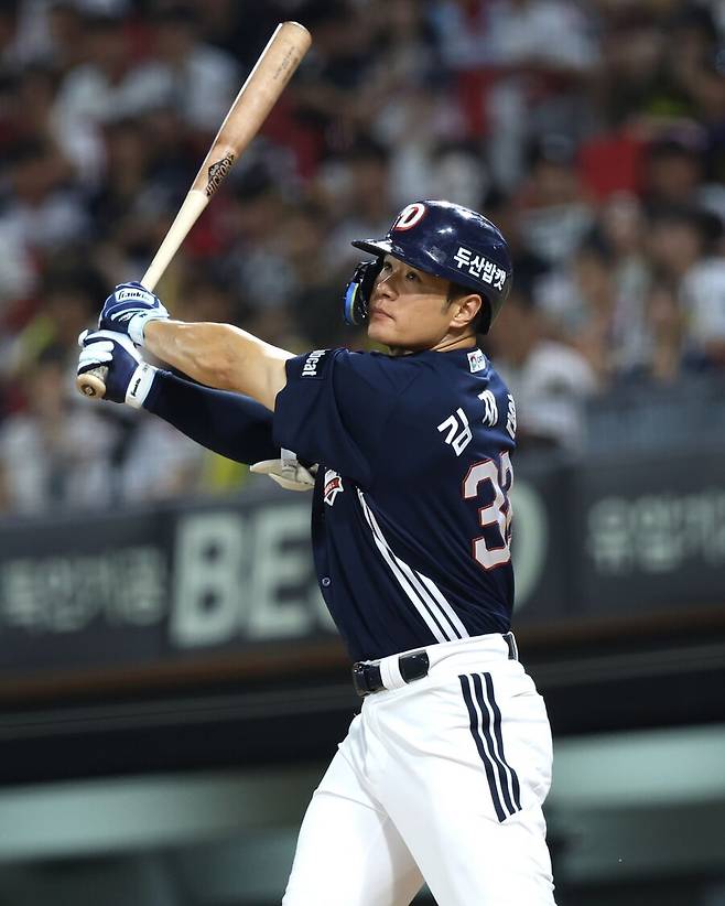 ▲ 김재환 ⓒ두산 베어스