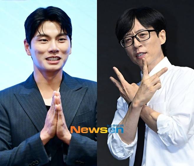 뉴스엔 DB 이이경, 유재석(오른쪽)