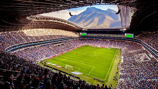 한국과 남아프리카공화국의 2026 FIFA 북중미 월드컵 조별리그 최종전이 열리게 될 멕시코 에스타디오 BBVA. /사진=ETTACHKILA SNS 캡처