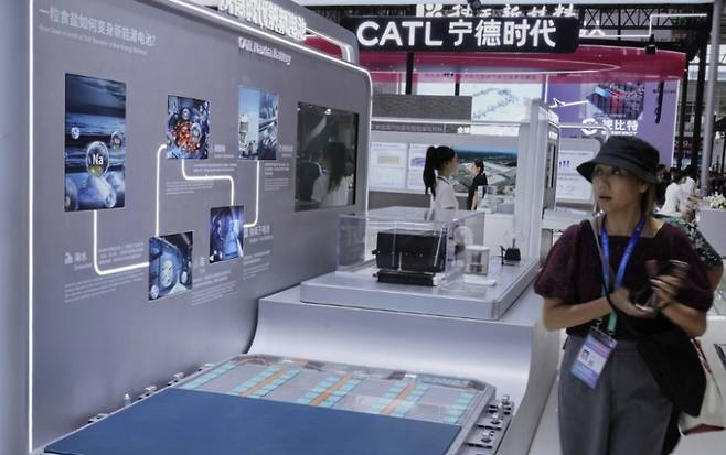 CATL이 공개한 낙스트라 배터리. AP 연합뉴스