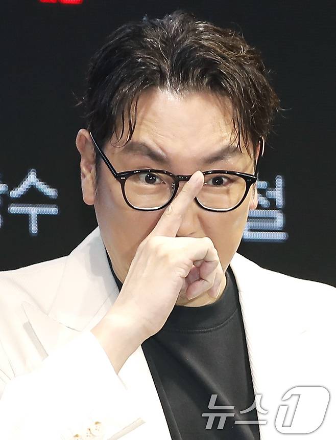 배우 조진웅이 24일 서울 영등포구 콘래드 서울 호텔에서 열린 디즈니+ 시리즈 '노 웨이 아웃 : 더 룰렛' 제작발표회 2024.7.24/뉴스1 ⓒ News1 권현진 기자