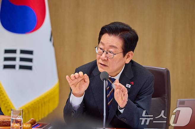 이재명 대통령이 9일 서울 용산 대통령실 청사에서 열린 국무회의에서 발언하고 있다. (대통령실 제공. 재판매 및 DB 금지) 2025.12.9/뉴스1 ⓒ News1 허경 기자