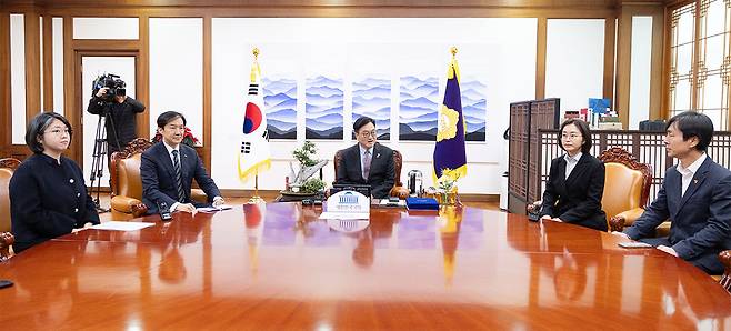 개혁진보 4당 정치개혁 연석회의 면담