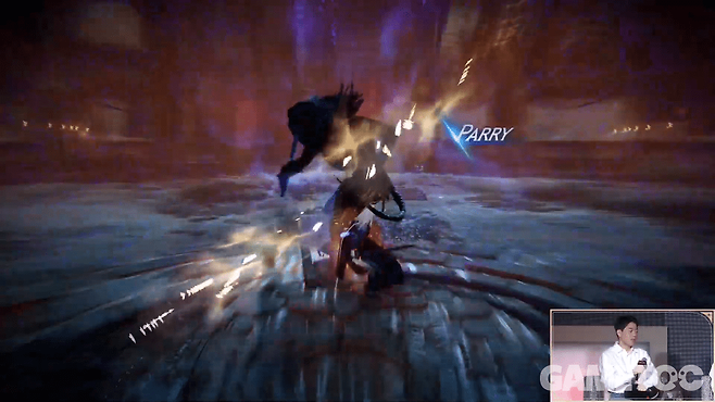 기존 콘텐츠와 다른 전투 방식이 적용되는 '격돌' (사진=검은사막 모바일 유튜브)