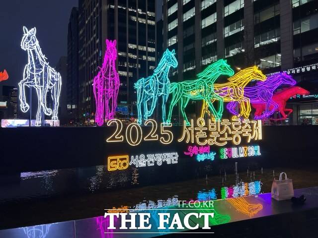 12일 서울 중구 청계천에서 '2025 서울빛초롱축제'가 개막했다. /이상빈 기자