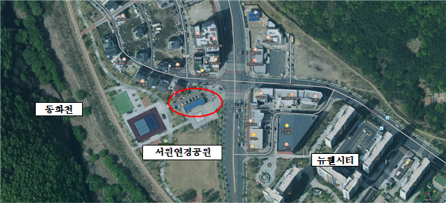 대구 최초로 건립된 산불대응센터 위치. 대구 동구청 제공