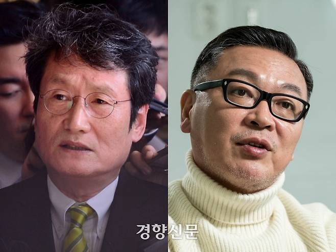 배우 문성근·김의성