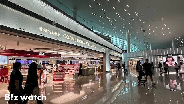 신세계면세점 인천공항 T2 DF2 구역. / 사진=정혜인 기자 hij@