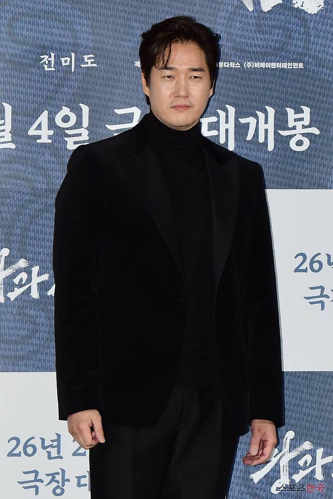 영화 '왕과 사는 남자' 제작보고회에 참석한 배우 유지태. 25.12.19 ⓒ이혜영 기자 lhy@hankooki.com