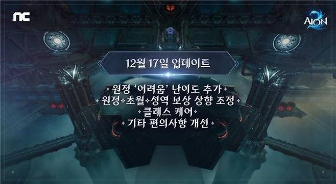 아이온2 신규 업데이트. ⓒ엔씨소프트