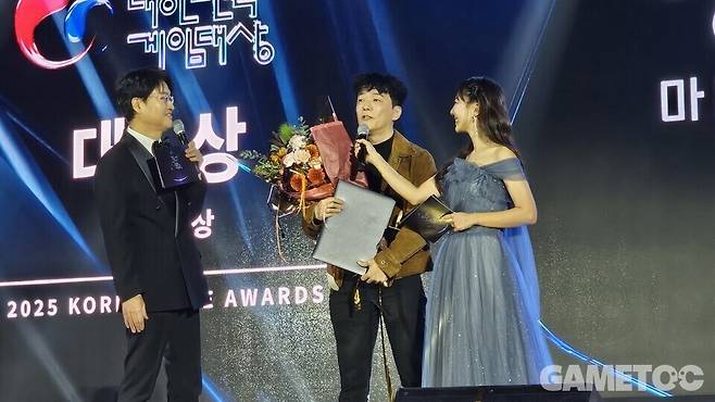 마비노기 모바일이 2025 대한민국 게임대상에서 대상을 수상했다 (사진=김영찬 기자)