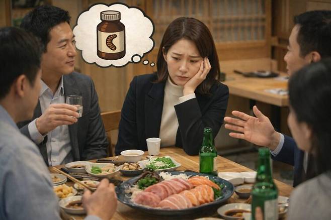 날것을 좋아하는 사람들은 구충제를 챙겨먹어야 한다는 인식이 아직도 있다. 사실일까? 사진=AI로 생성