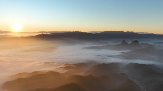 마이산 일출 모습. 연합뉴스