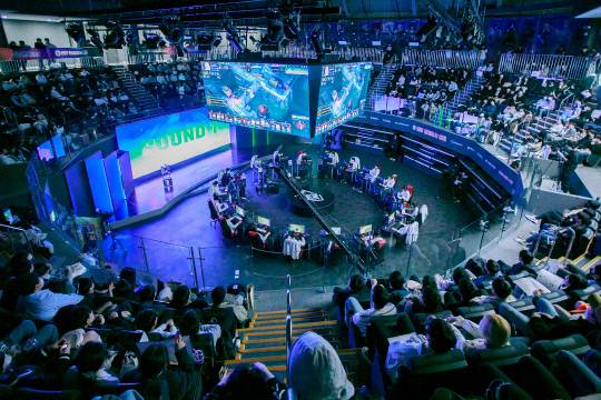 대전 e스포츠 전용 경기장 드림아레나에서 진행된 지난 경기 모습. 대전정보문화산업진흥원 제공