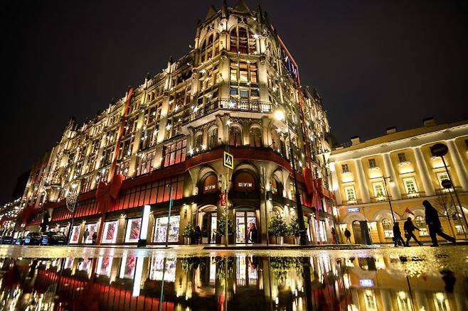 러시아 모스크바 ‘춤’(TSUM) 백화점. (사진=AFP)