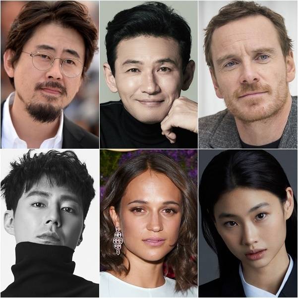 나홍진 감독(위 맨 왼쪽)의 '호프' 캐스팅 라인업
