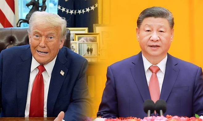 도널드 트럼프 미국 대통령과 시진핑 중국 국가주석. EPA=연합뉴스 자료사진