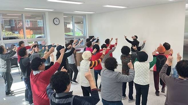 호호당 2호점 건강교실. 의정부시 제공