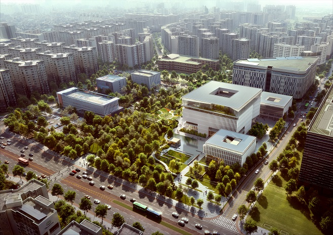 강서구 마곡 통합신청사의 조감도. 강서구 제공