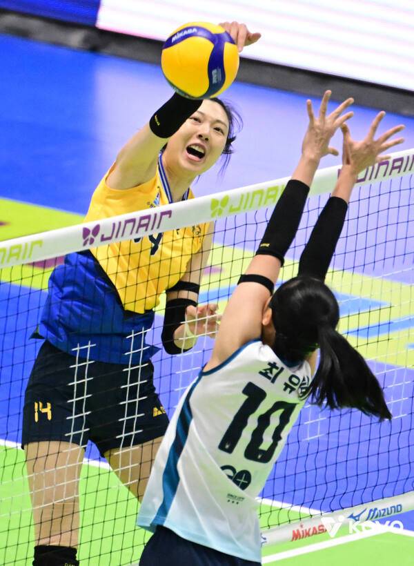 이번 시즌 현대건설 상승세의 일등공신 양효진. KOVO 제공