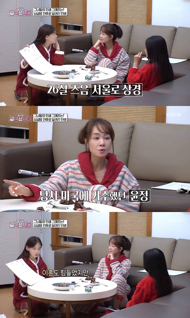 /사진=KBS 2TV 예능 '황신혜의 같이 삽시다' 방송 캡처