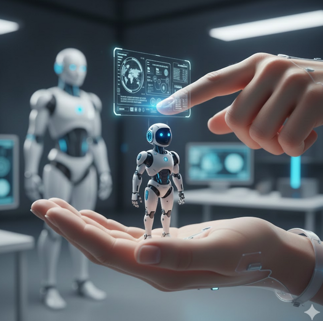 AI 능숙도(AI Fluency)를 상징하는 이미지(필자가 제미나이로 생성)