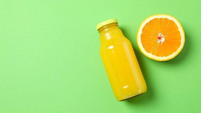 오렌지와 오렌지 주스