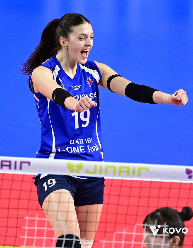 IBK기업은행 빅토리아 댄착. (KOVO 제공)