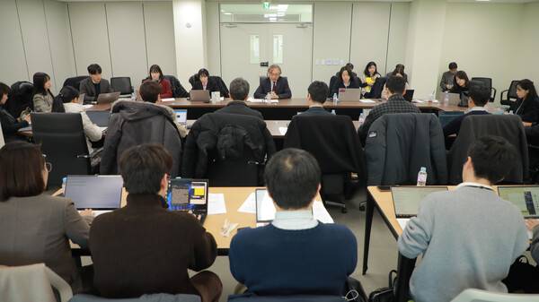 지난달 열린 검찰개혁추진단 자문위원회 기자간담회. 연합뉴스 자료사진