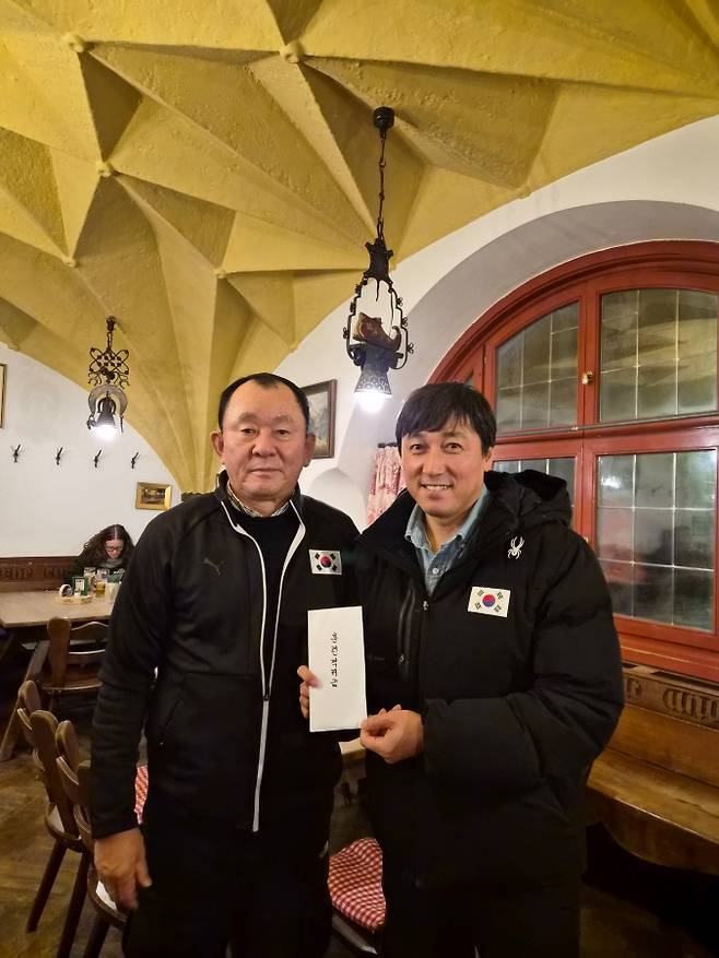 IBU WC컵팀 격려금 전달 ⓒ대한바이애슬론연맹