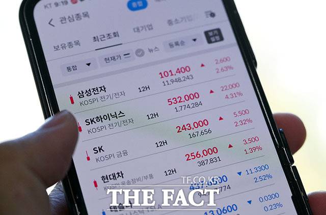 15일 한국거래소에 따르면 TIGER 반도체TOP10과 KODEX 반도체의 최근 한달 수익률은 각각 26.82%, 22.96%를 기록하고 있다. 사진은 기사 내용과 무관함. /이효균 기자