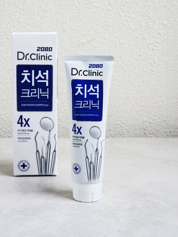 노희영 대표가 추천해 다이소에서 품귀 현상을 빚고 있는 2080 닥터크리닉 치석치약. 다이소 온라인몰 화면 캡처