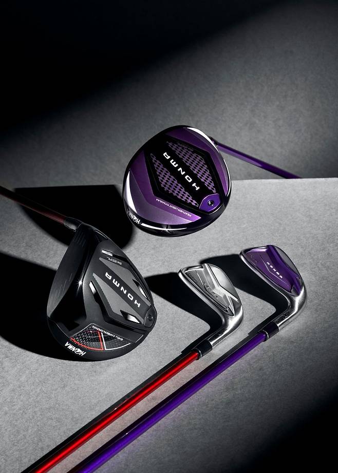 혼마골프 신제품 비즐4 드라이버와 아이언. 혼마골프