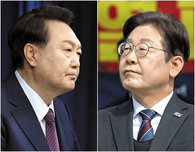 윤석열(왼쪽) 전 대통령과 이재명 대통령. /연합뉴스·조인원 기자