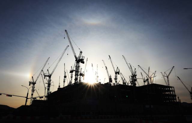 1일 경기도 용인시 처인구 원삼면 SK하이닉스 용인클러스터 공사 현장. 연합뉴스