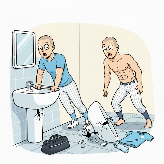 건강이 경쟁력인 운동선수. 불운은 예고 없이 찾아온다. 사진=퍼플리시티 AI 생성 이미지