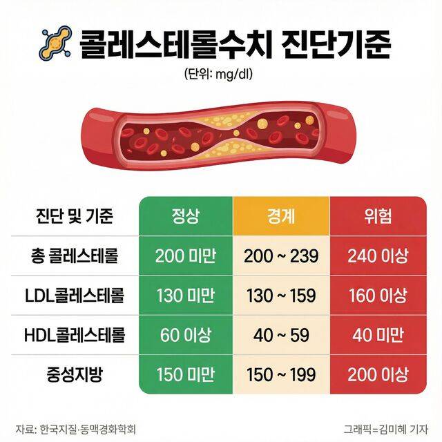 정기적인 혈액검사를 통해 콜레스테롤 수치를 확인해야 한다.