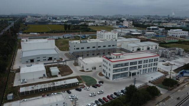 엔켐 중국 장가항 공장 전경