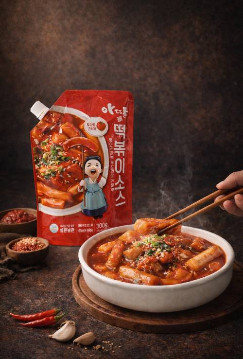 '아딸 토마토 고추장 떡볶이 소스'/사진제공=아딸