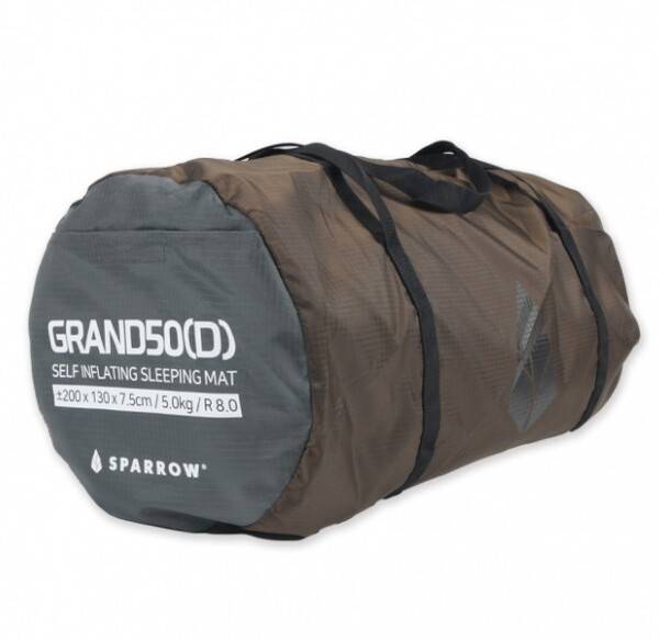 R-Value 8.0, 무게 5kg, 크기 130×200cm, 두께 7.5cm, 수납크기 65×27cm