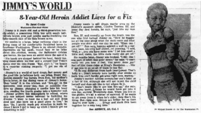 워싱턴포스트에 실린 '지미의 세계'