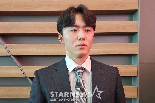 23일 괌 스프링캠프 출국에 앞서 기자들과 만난 미야지 유라. /사진=박수진 기자