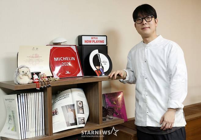 '흑백요리사2' 무쇠팔(박주성 셰프) 인터뷰 /사진=김휘선 기자 hwijpg@