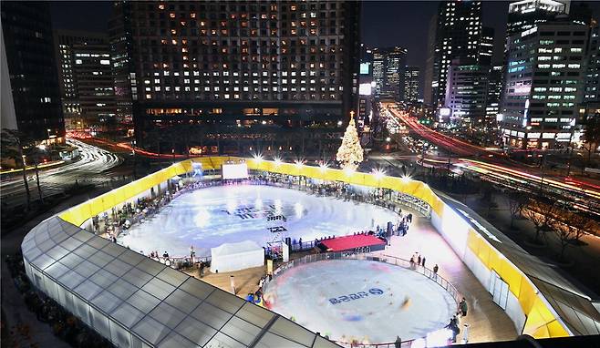 서울광장 스케이트장.서울시