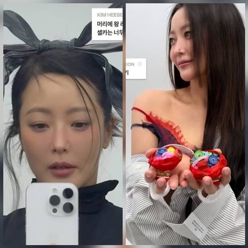 배우 김희선이 90년대 감성을 꺼내 들며 또 한 번 ‘시간을 거스른 오늘’을 만들었다. 사진=SNS