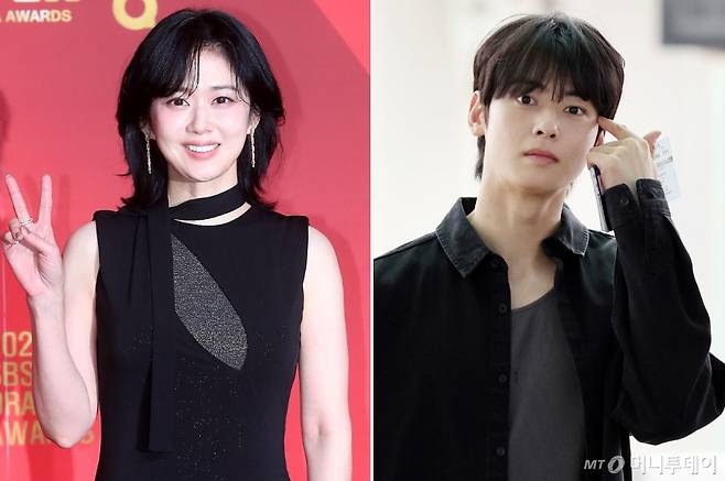 그룹 아스트로 겸 배우 차은우(사진 오른쪽)가 국세청으로부터 200억원의 세금 추징을 통보받아 논란인 가운데, 배우 장나라(사진 왼쪽)의 기부액이 200억원 이상이라는 사실이 재조명 받고 있다. /사진=머니투데이 DB