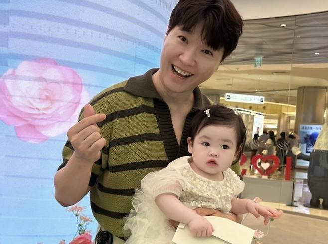 방송인 박수홍과 딸 재이양. 인스타그램 캡처