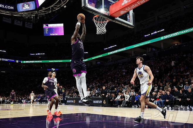 NBA 골든스테이트가 하루 만에 미네소타에 완패했다.ⓒ AFP=뉴스1