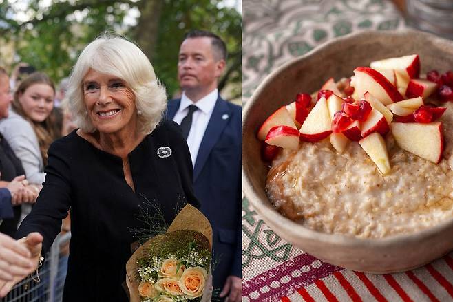 영국 카밀라 왕비가 겨울철에 즐겨 먹는 건강식이 공개됐다. / 연합뉴스, 클립아트코리아
