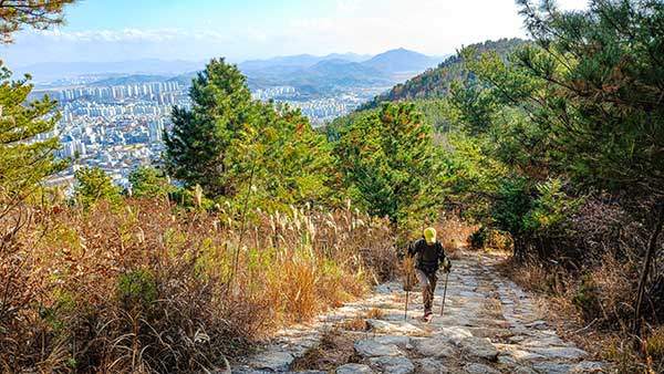 정상 직전의 오르막